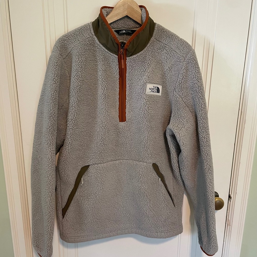 The North Face Campshire Sherpa Fleece‎ Sweater Size Large - Picture 2 of 4